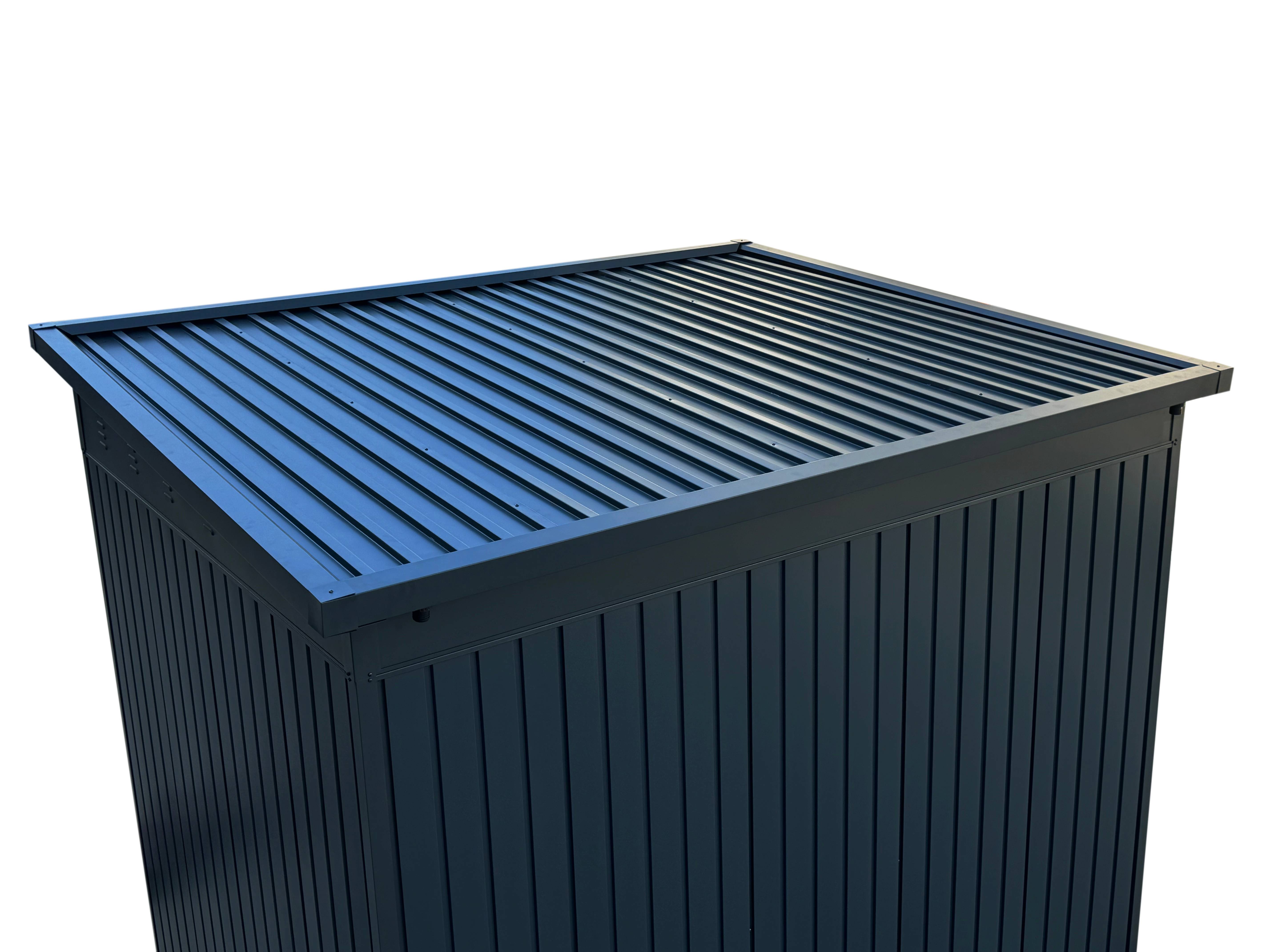 Abri de jardin métal gris TechProtect 3,10 x 3,10 m 9,6 m² - Green Outside - Image 4