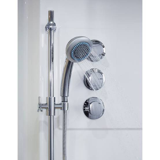 Sauna Douche Hammam Boreal® SH180-G Blanc gauche - Image 6