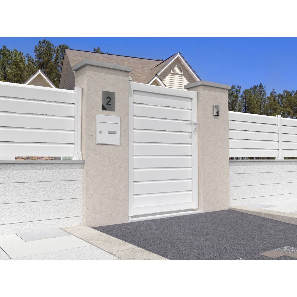 Portillon brise-vue SPASIE 1000x1407mm (Blanc) - Alia Productions