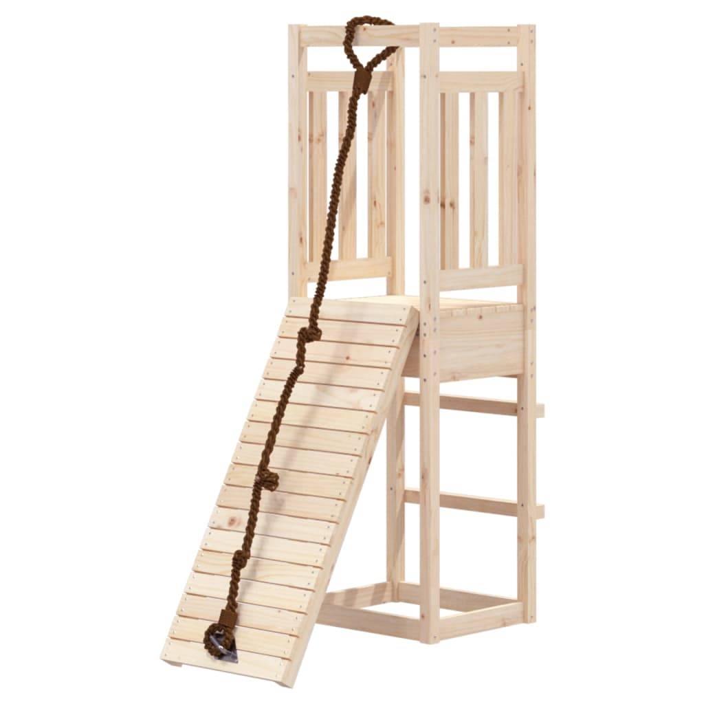 Helloshop26 - Maisonnette de jeu avec mur d'escalade 53 x 114 x 169 cm bois massif de pin - Image 2