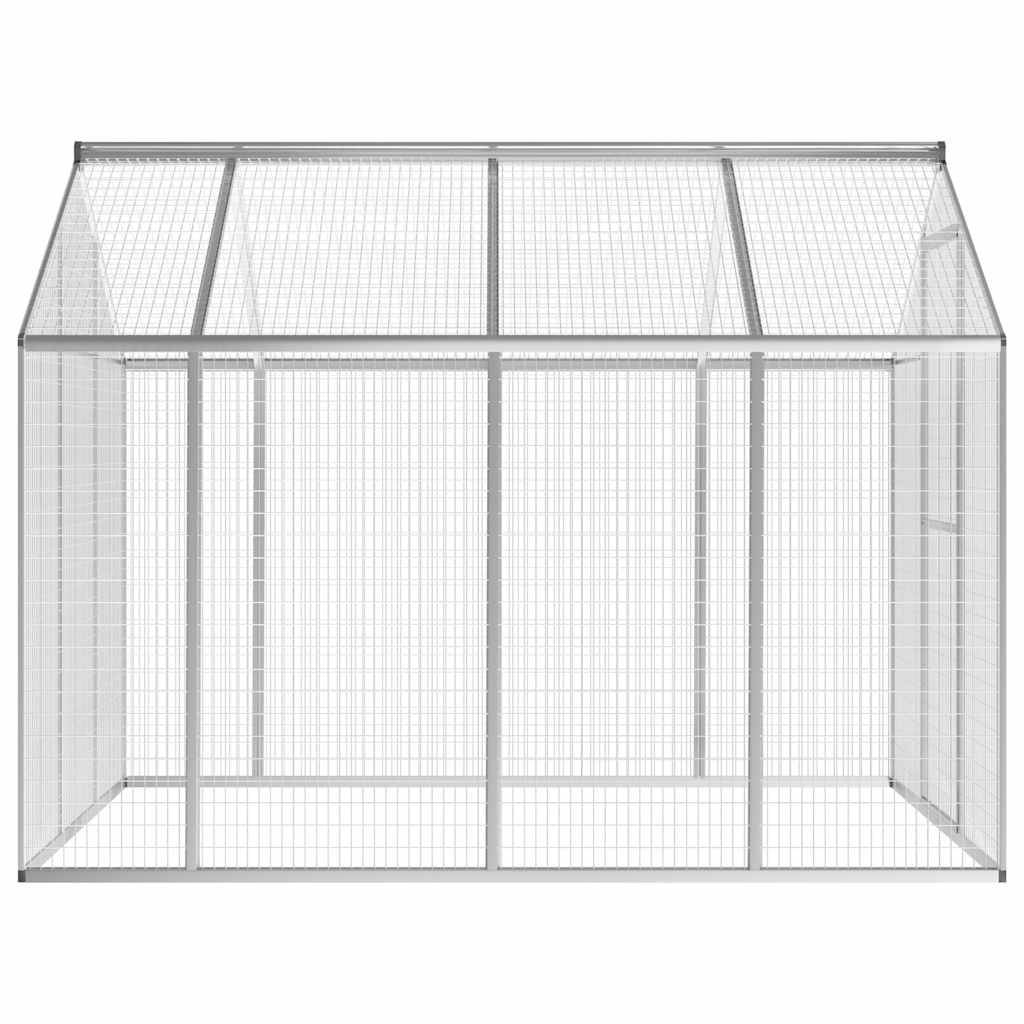Grande volière extérieure en aluminium pour oiseaux et perroquets 178x242x192cm – ComfortXL Outdoor Living - Image 4