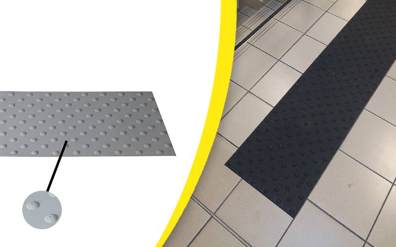 Bande éveil de vigilance intérieur adhésive Waccess Classe Bfl-S1 A+ WATTELEZ 400x445 mm - Noir - 630088NADHFEU - Image 2