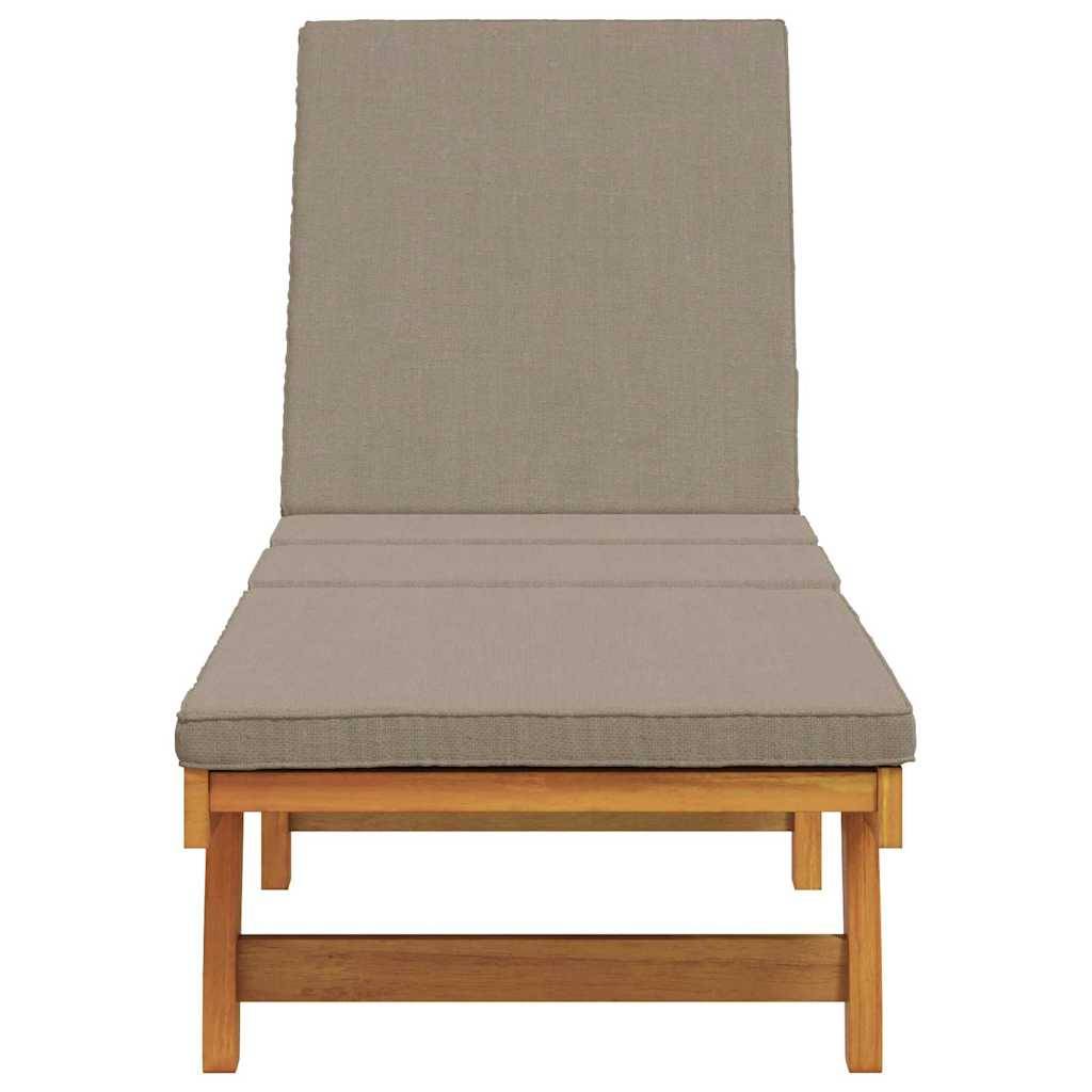 PANGIVO - Transat bois d'acacias massif marron 199 x 63 x 85 cm, Poids :22kg - PANGIVO - Image 4