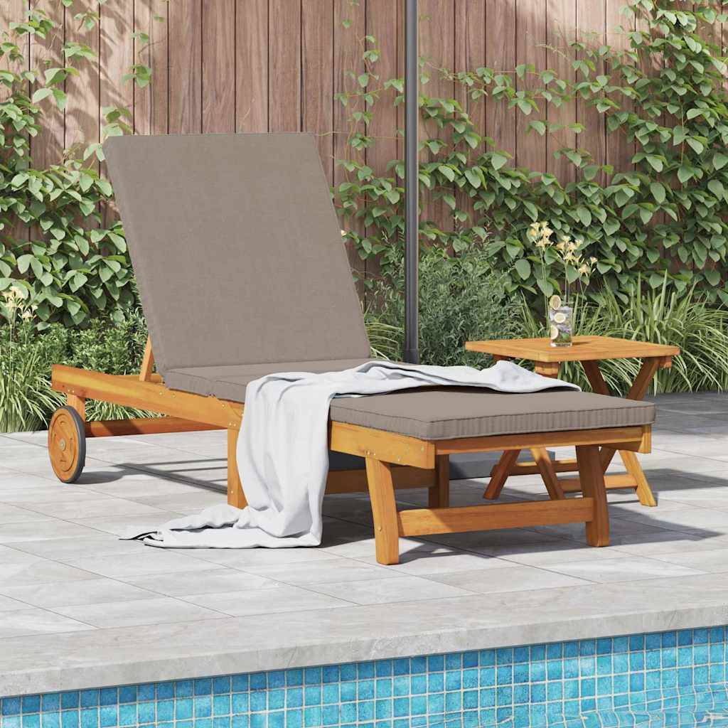 PANGIVO - Transat bois d'acacias massif marron 199 x 63 x 85 cm, Poids :22kg - PANGIVO - Image 1
