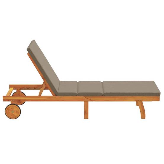 PANGIVO - Transat bois d'acacias massif marron 199 x 63 x 85 cm, Poids :22kg - PANGIVO - Image 5