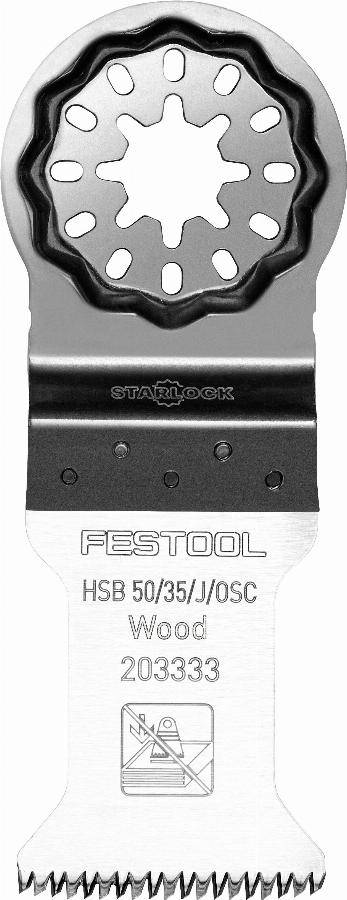 Lame de scie pour bois HSB FESTOOL 50/35/J/OSC/5 - Pour OSC 18 - 203333 - Image 1
