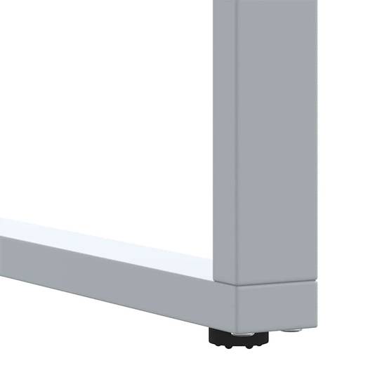Table de jardin gris bois d'acacia massif 160 x 80 x 75 cm, Poids :19kg - PANGIVO - Image 9