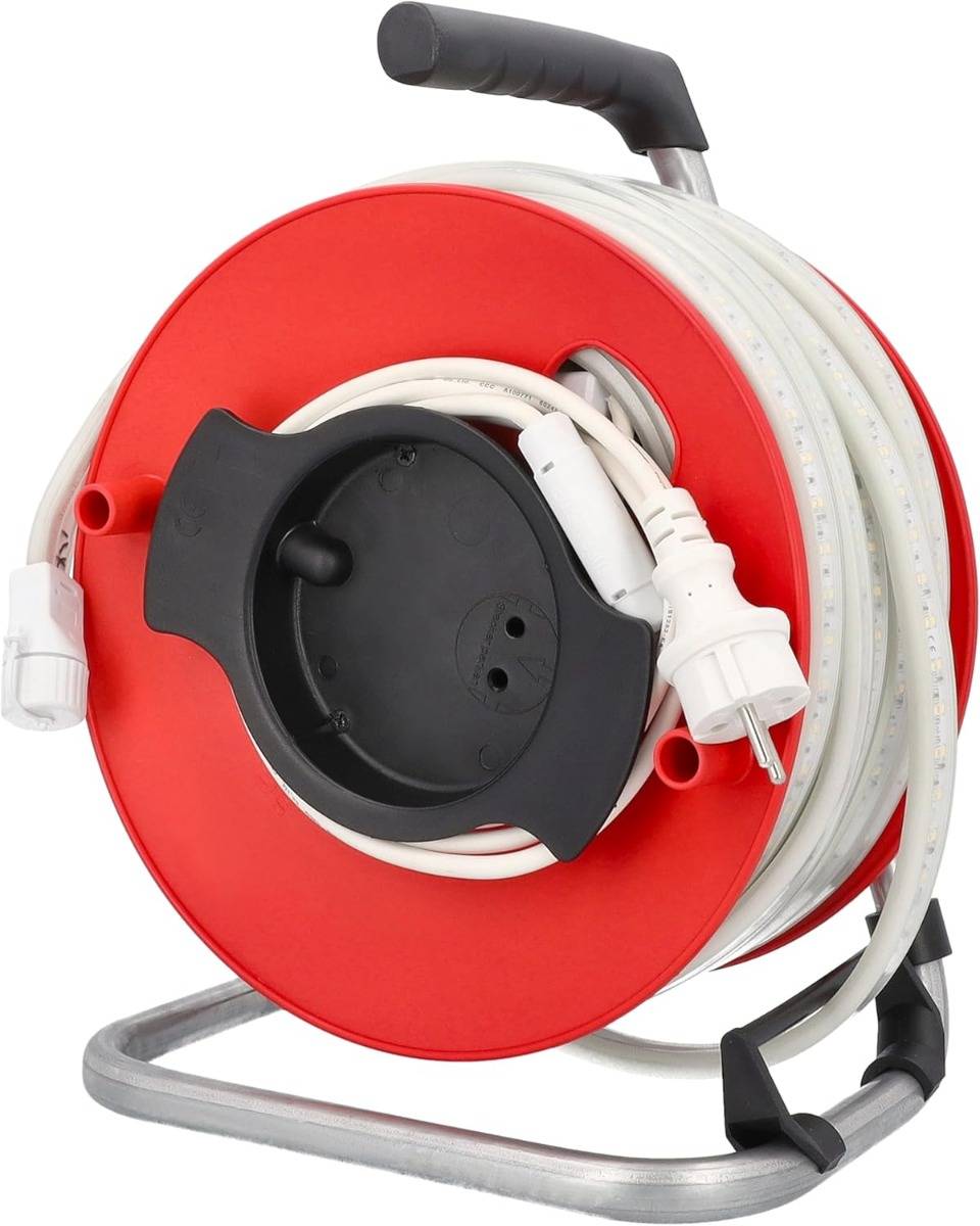 Enrouleur ruban led - SCHWABE 25M - 1500L/M avec remanance phosphorescente - 46714 - Image 4