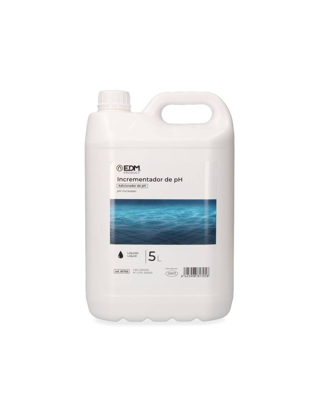 élévateur Ph Liquide 5l Ajuste Ph Piscine Rapide - Edm - Image 2