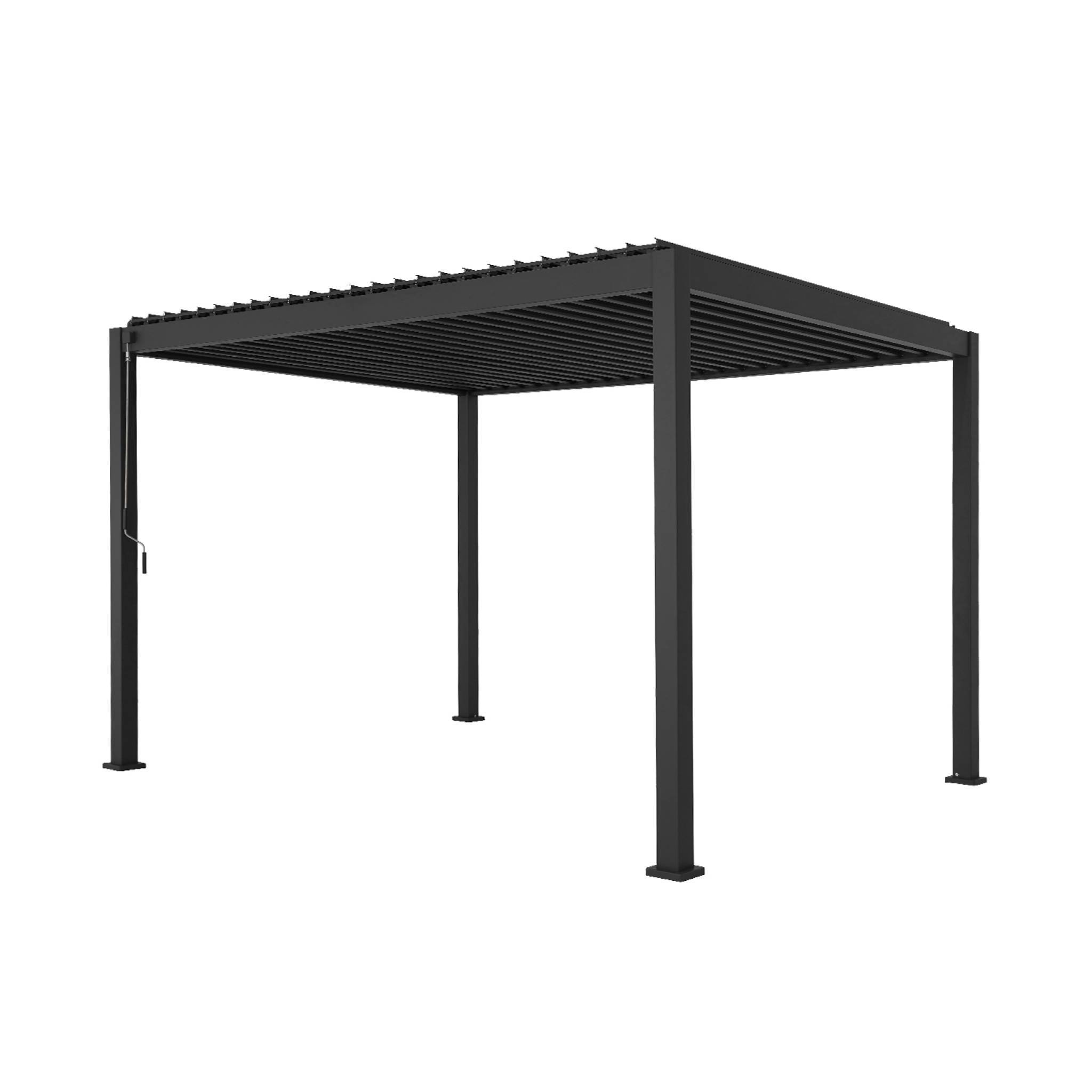 sweeek - Pergola Bioclimatique gris anthracite – Triomphe – 3x4m. aluminium. à lames orientables  | sweeek - Image 2