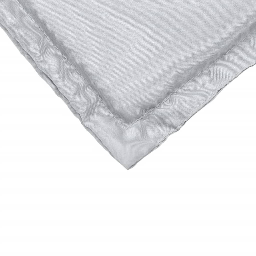Coussins de siège de jardin polyester gris clair 45 x 45 x 2 cm - PANGIVO - Image 9