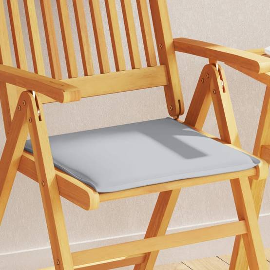 Coussins de siège de jardin polyester gris clair 45 x 45 x 2 cm - PANGIVO - Image 1