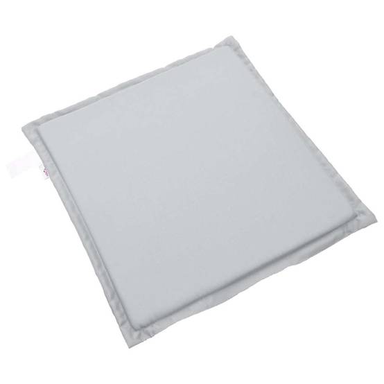 Coussins de siège de jardin polyester gris clair 45 x 45 x 2 cm - PANGIVO - Image 4