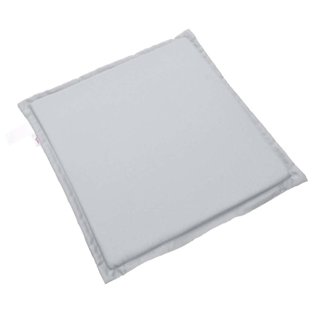 Coussins de siège de jardin polyester gris clair 45 x 45 x 2 cm - PANGIVO - Image 4