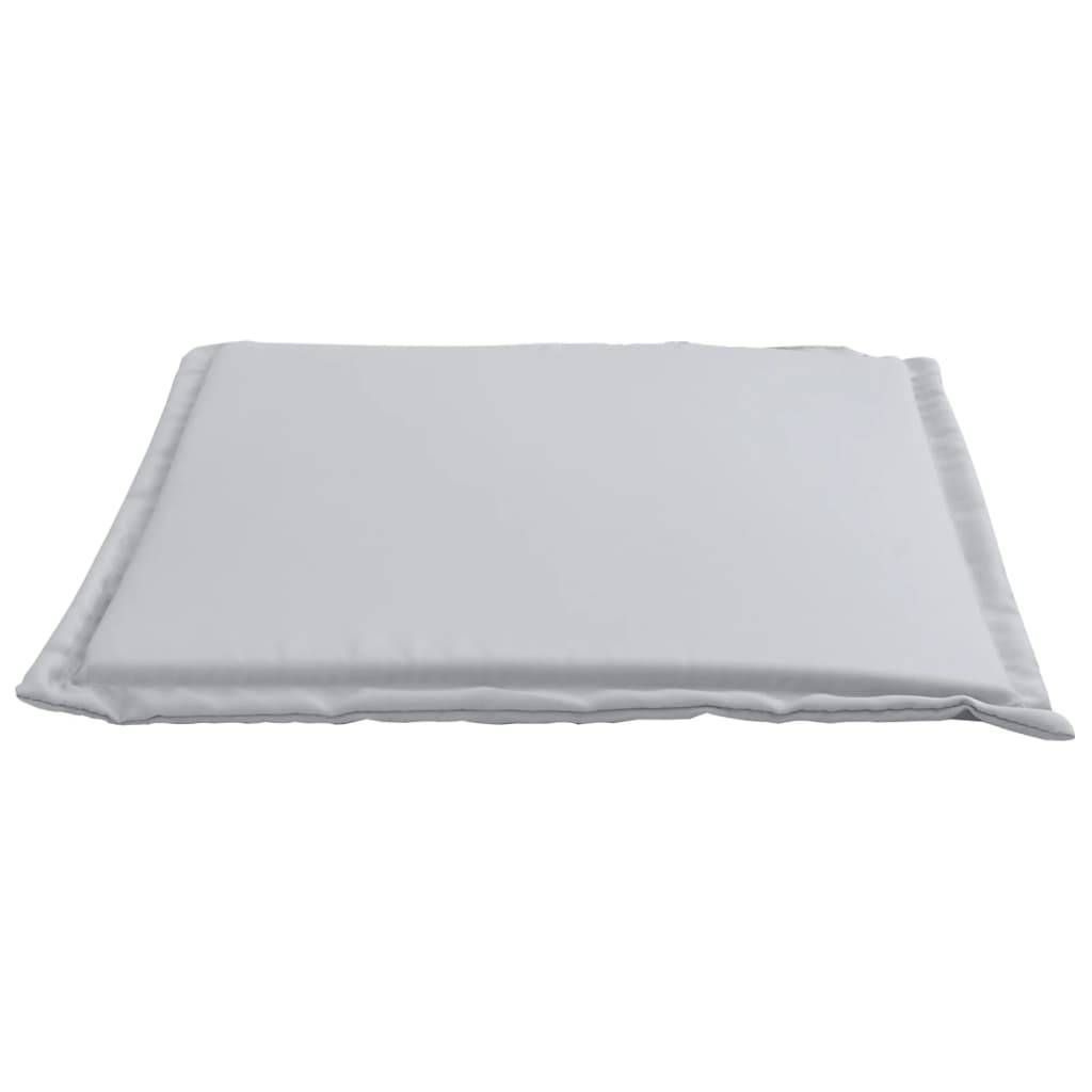 Coussins de siège de jardin polyester gris clair 45 x 45 x 2 cm - PANGIVO - Image 5
