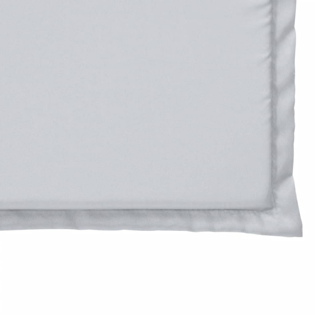 Coussins de siège de jardin polyester gris clair 45 x 45 x 2 cm - PANGIVO - Image 8