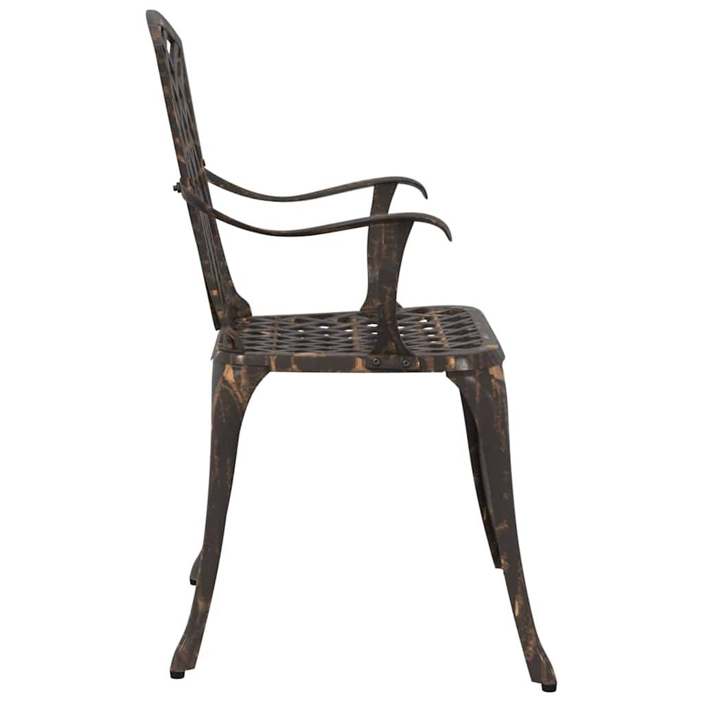 Chaise bois composite 1 places aluminium bronze - Prolenta premium p3116.0 - Image 5