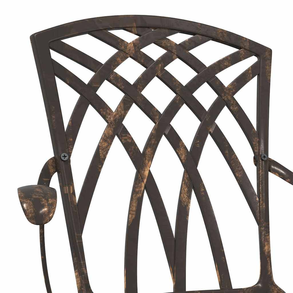 Chaise bois composite 1 places aluminium bronze - Prolenta premium p3116.0 - Image 7