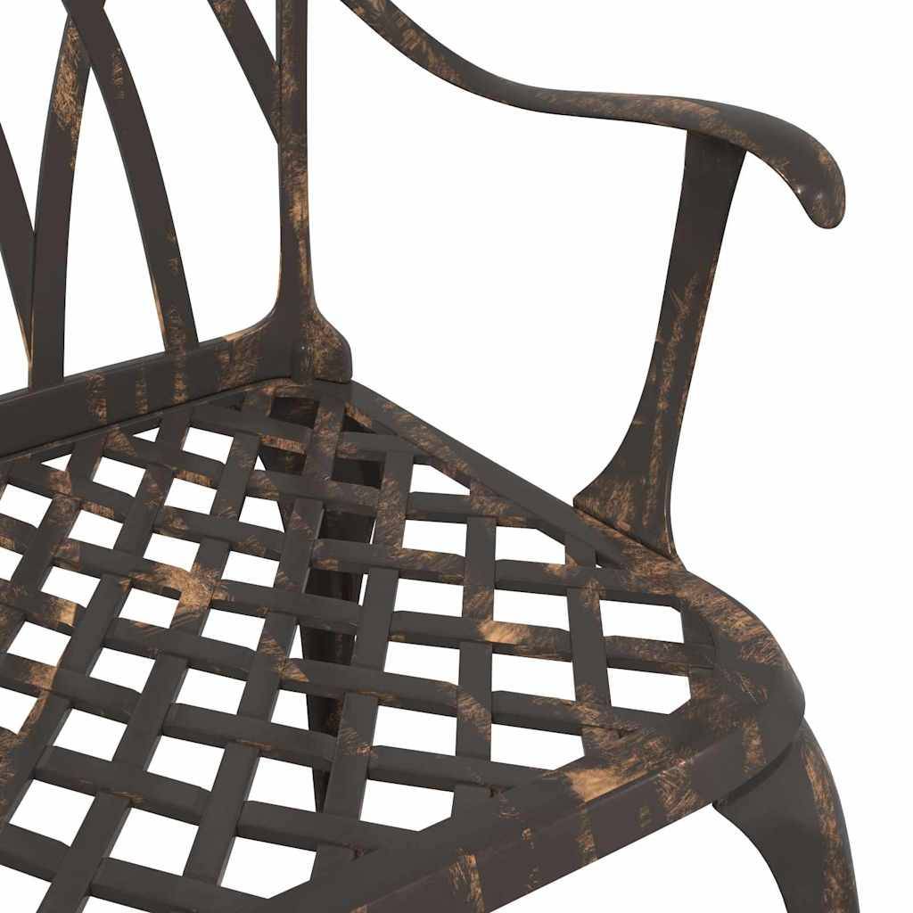 Chaise bois composite 1 places aluminium bronze  - Prolenta premium  p3116.0 - Image 8