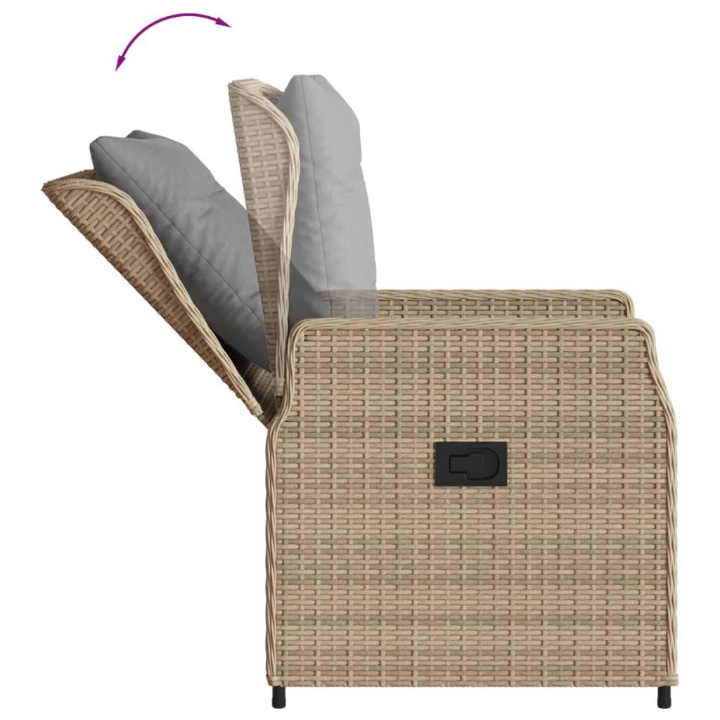 Prolenta Premium - Chaises de jardin rotin beige  55 x 60 x 93 cm  - Prolenta premium p3137.1 - Image 7
