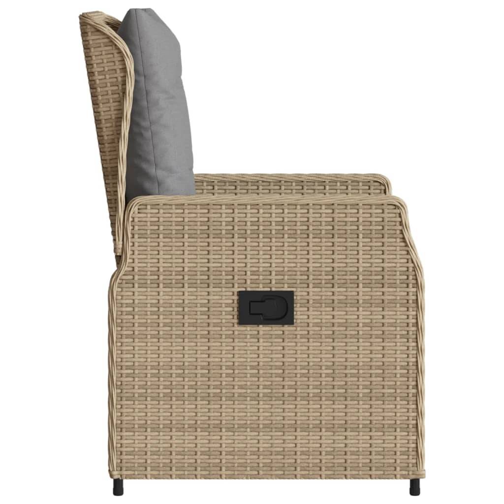 Prolenta Premium - Chaises de jardin rotin beige  55 x 60 x 93 cm  - Prolenta premium p3137.1 - Image 6