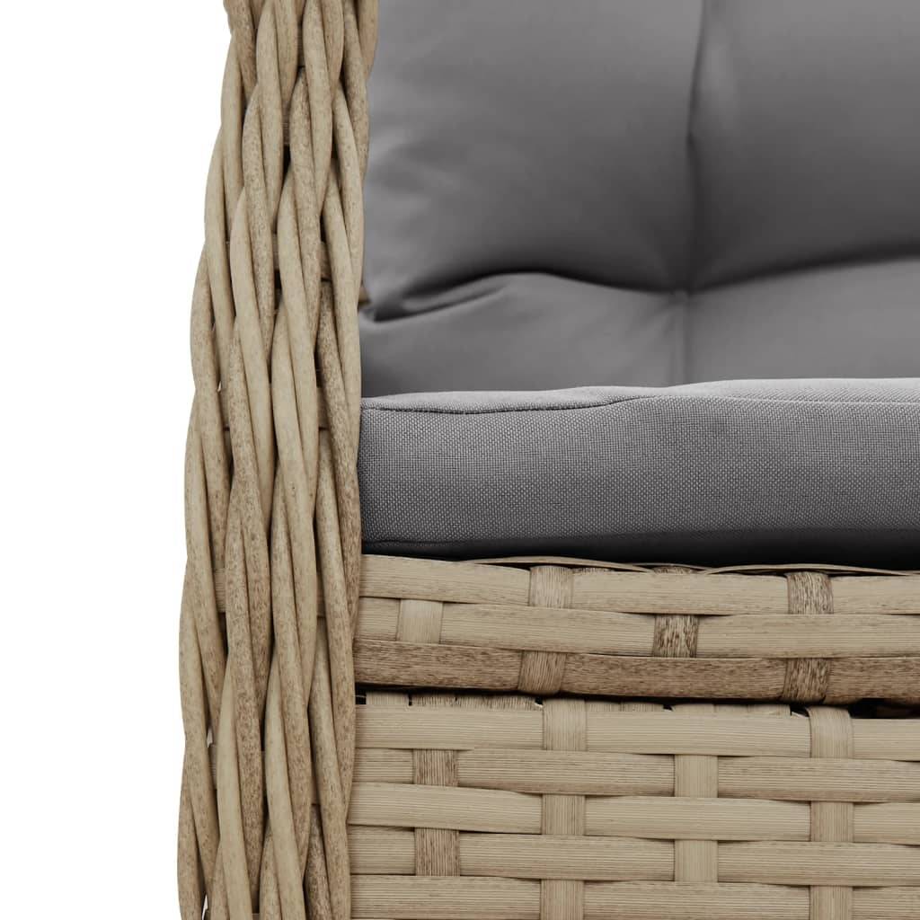 Prolenta Premium - Chaises de jardin rotin beige  55 x 60 x 93 cm  - Prolenta premium p3137.1 - Image 8