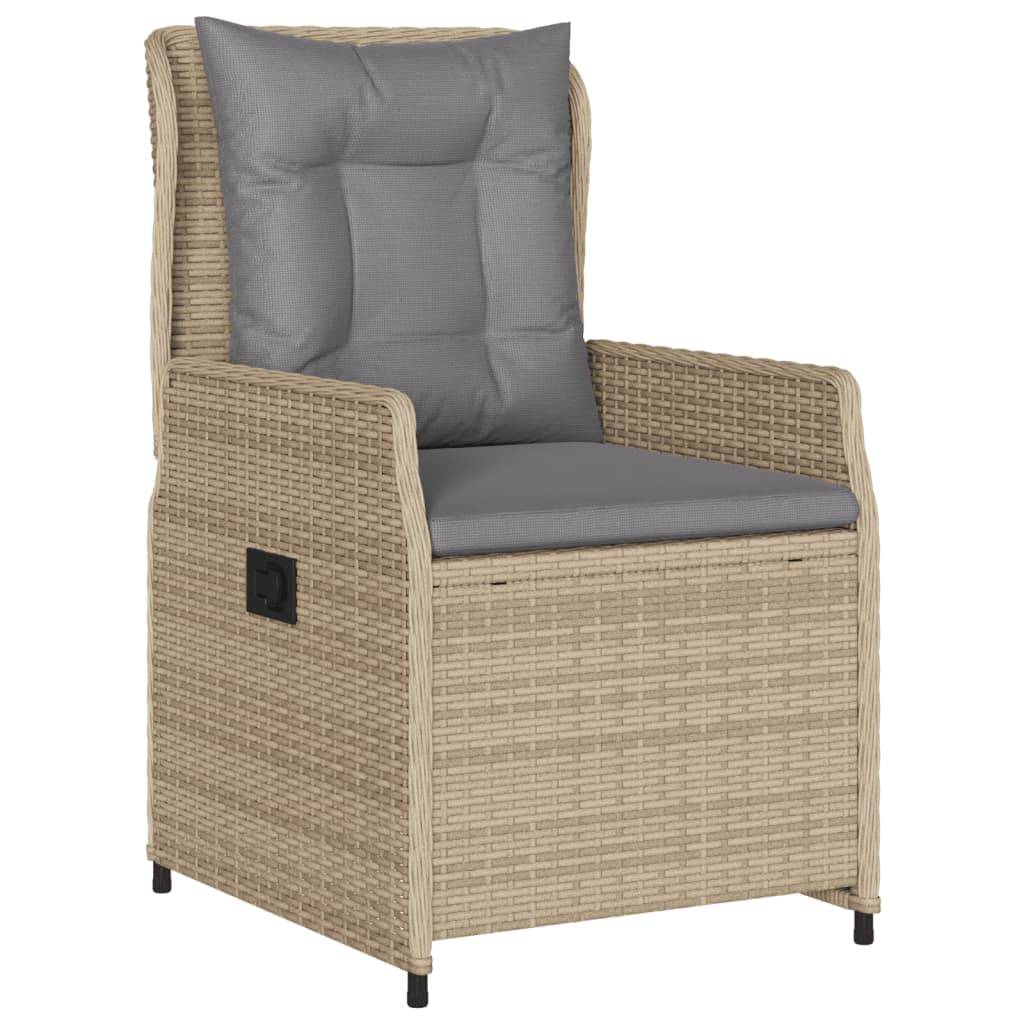 Prolenta Premium - Chaises de jardin rotin beige  55 x 60 x 93 cm  - Prolenta premium p3137.1 - Image 4
