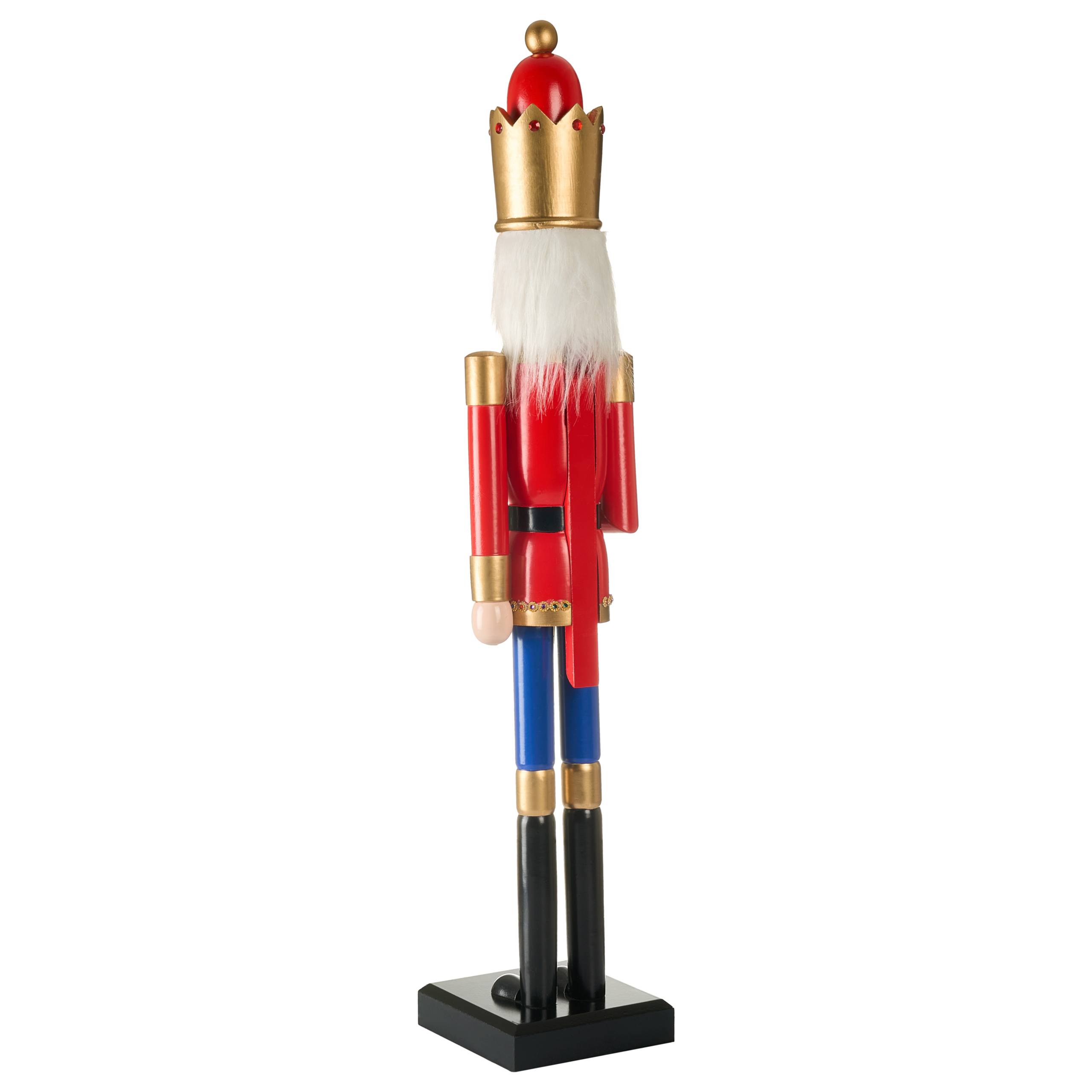 Beliani - Accessoire Décoratif Bois de pin Rouge MALARAN - 17x17x90- Beliani - Image 6