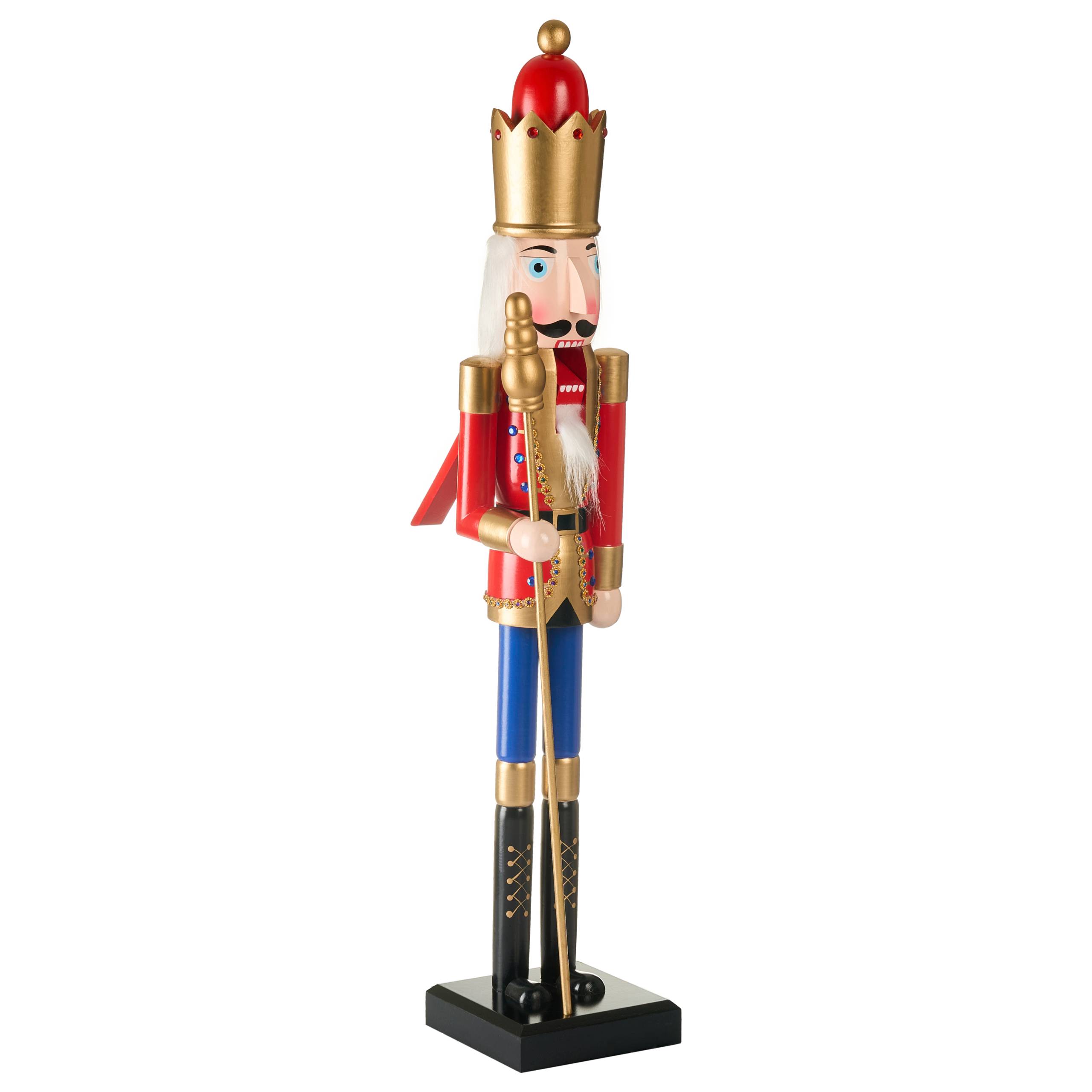Beliani - Accessoire Décoratif Bois de pin Rouge MALARAN - 17x17x90- Beliani - Image 4