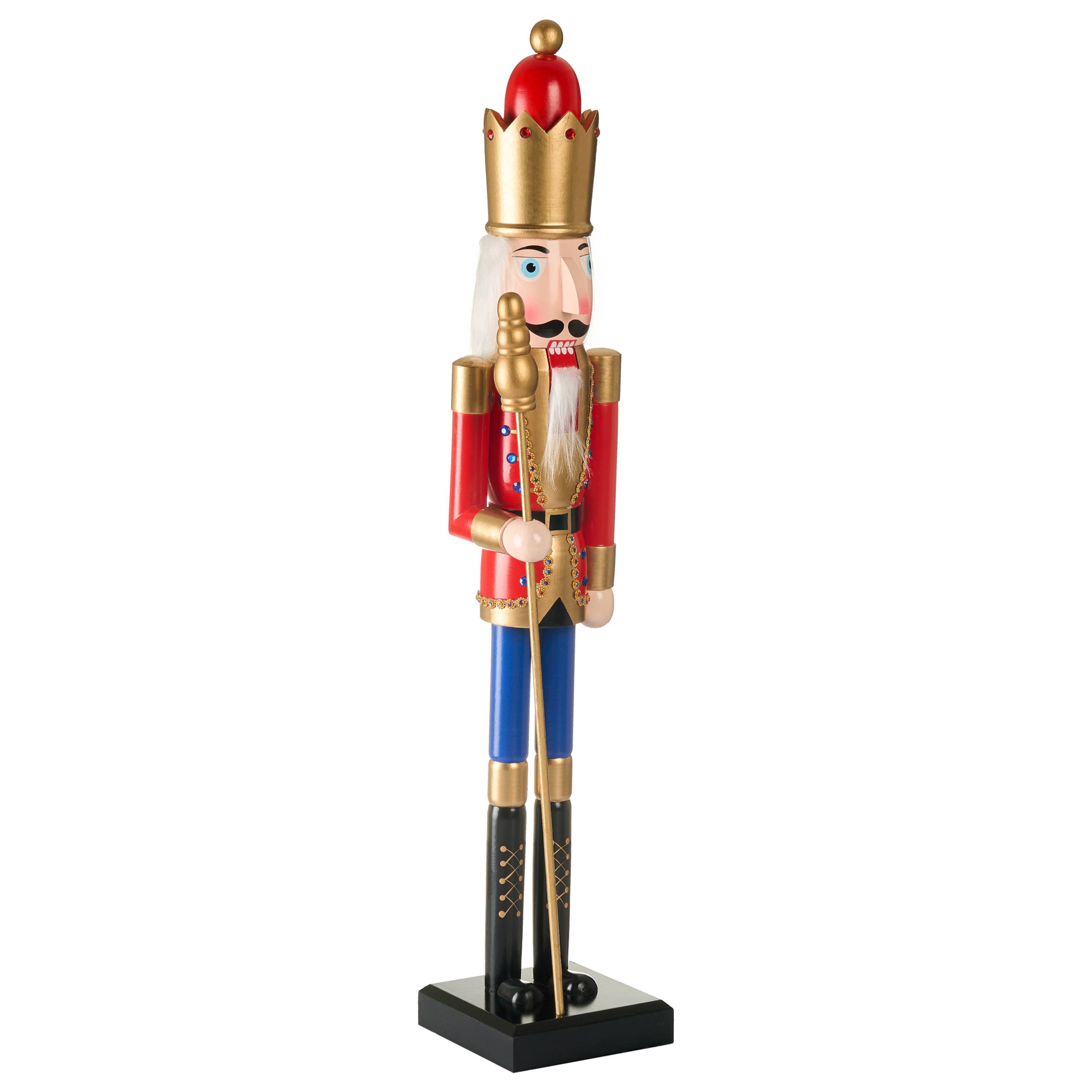 Beliani - Accessoire Décoratif Bois de pin Rouge MALARAN - 17x17x90- Beliani - Image 2