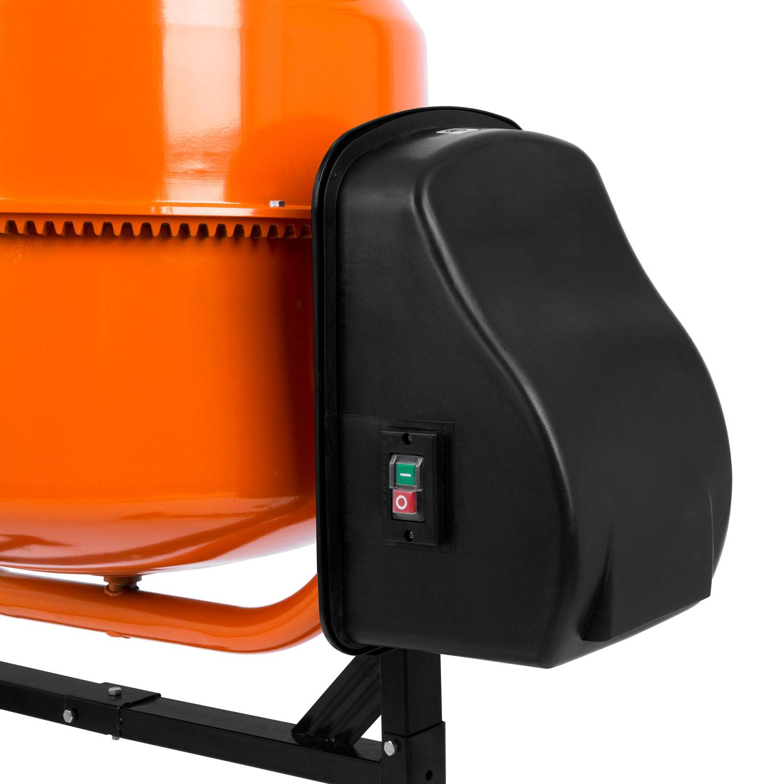 EBERTH - EBERTH 140L Bétonnière Électrique , 550W, Portable, Châssis, Tambour et Couronne Dentée en Acier, Volant Verrouillable - Image 8