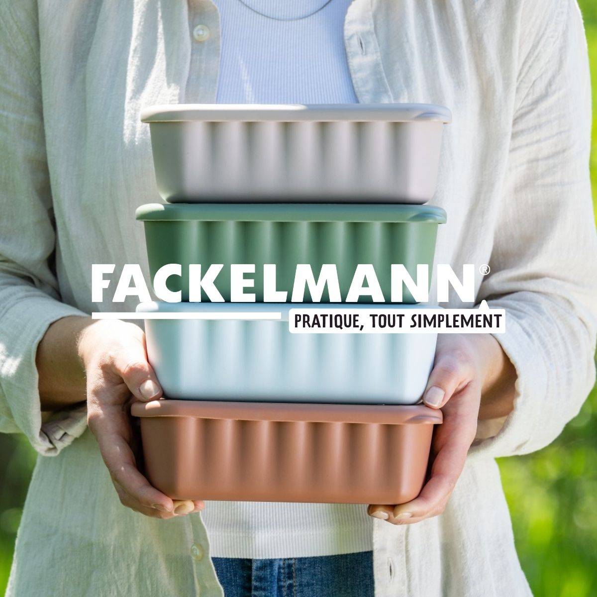 Lot de 4 lunch box 1L avec 3 boîtes à sauce Fackelmann Storage - Image 9