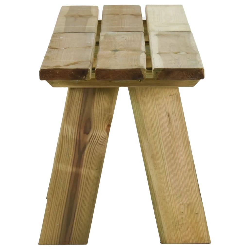 Helloshop26 - Banc de jardin meuble de patio d'extérieur terrasse 160 x 38 x 45 cm bois de pin massif imprégné - Image 3