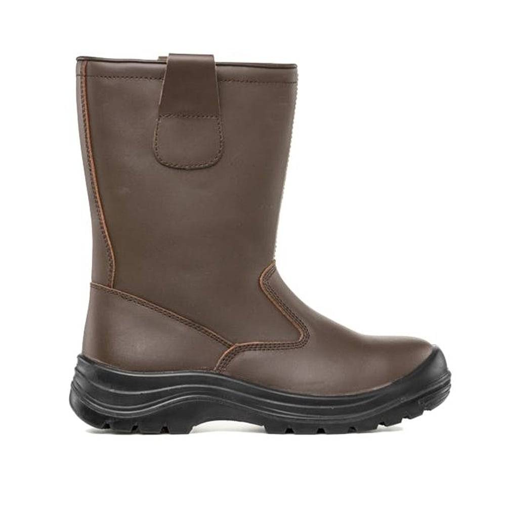 Botte de sécurité en cuir non fourrée Coverguard Pyroxite S3 SRC Marron 46 - Image 3