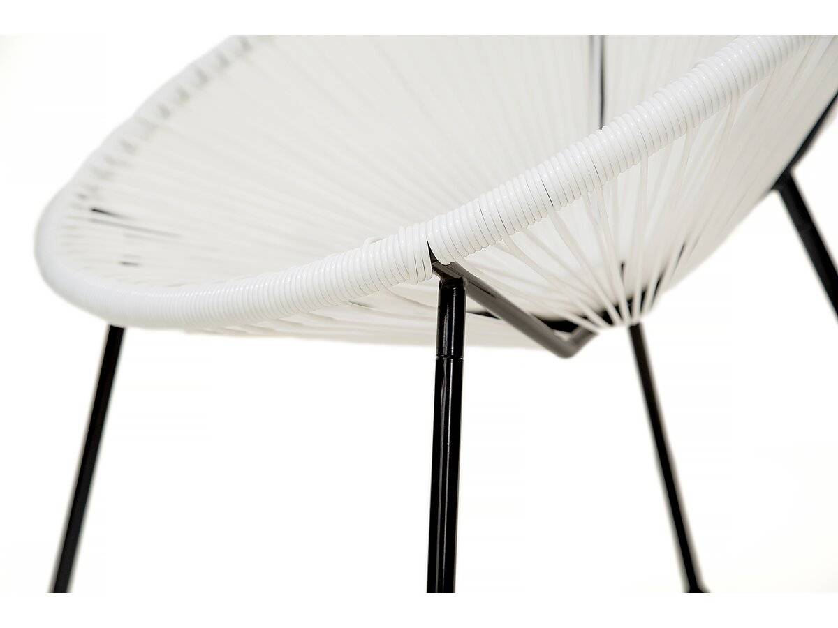 Lot De 2 Fauteuils De Jardin "ania" - Blanc -habitat Et Jardin - Image 4