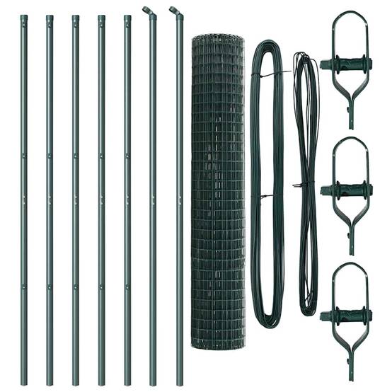 PANGIVO - Clôture acier PVC verte 1,6 x 10 m, Poids :18.7kg - PANGIVO - Image 5