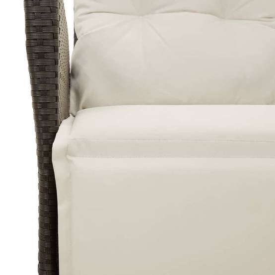ComfortXL - Fauteuil Relax de Jardin Résine Tressée avec Repose-pieds Intégré et Coussin Noir – ComfortXL Outdoor Living - Image 9