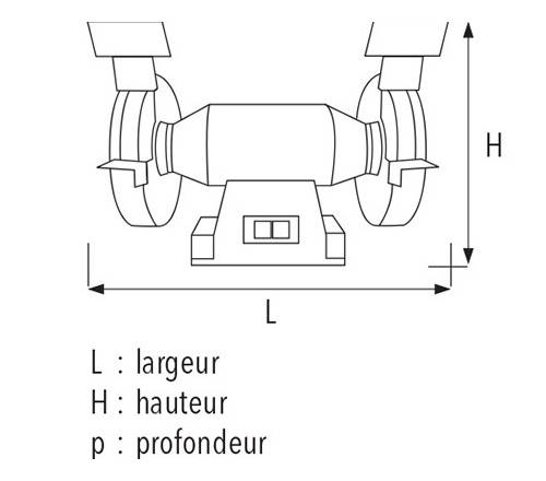 Touret meule - bande TM 200 MB - 230V 900W - 20113107 - Sidamo - Image 3