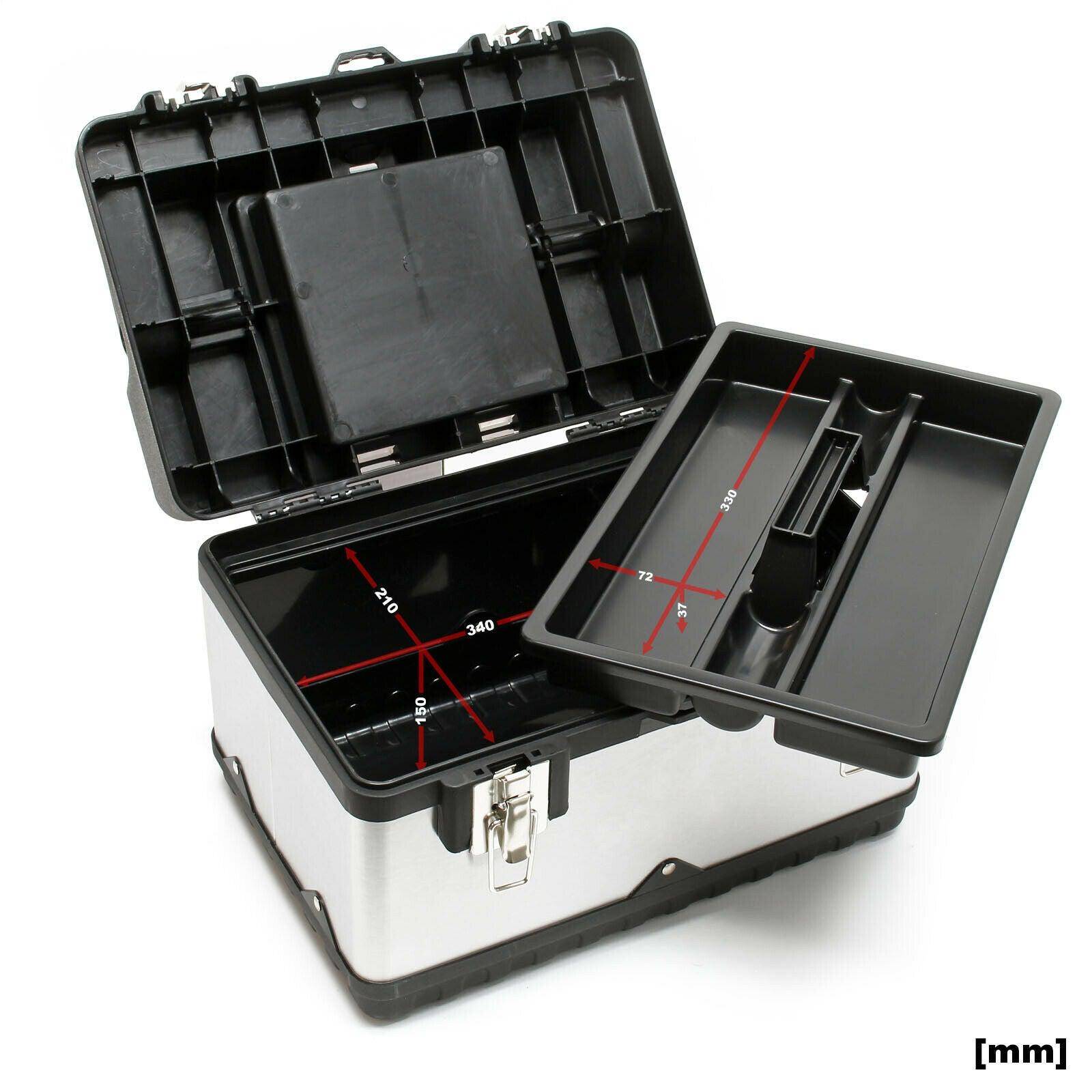 Helloshop26 - Boite caisse à outils 38 cm porte-outils mallette acier affiné avec poignée - Image 4