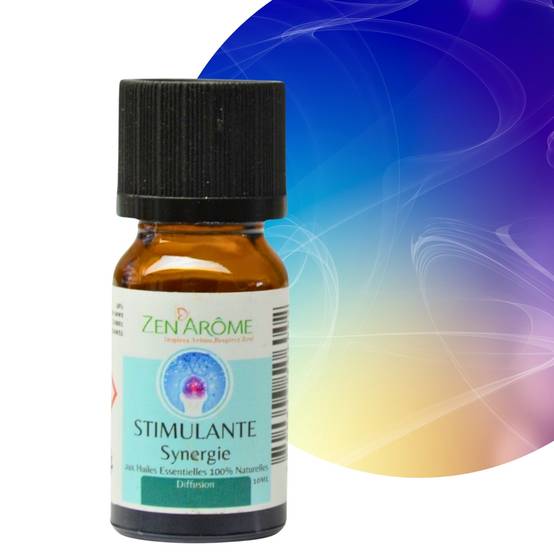 Synergie d'Huiles Essentielles Stimulante – Mélange d'huiles essentielles 100% pures et naturelles – Diffusion – 10ml – Zen'Arôme - Image 2