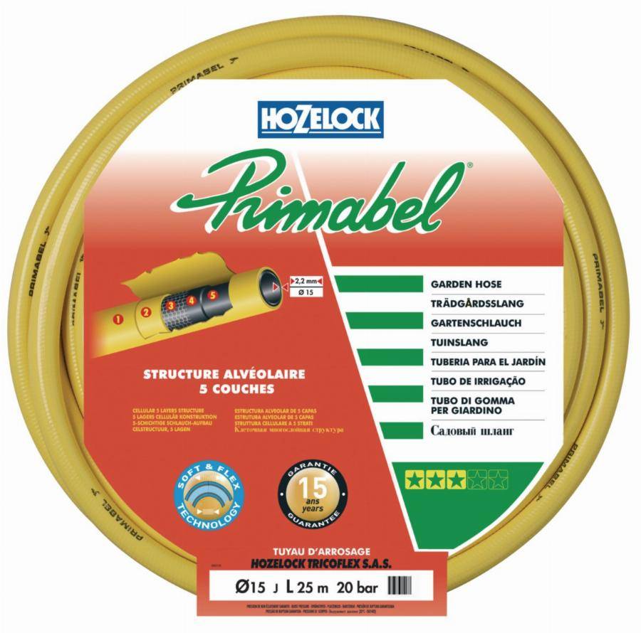 Tuyau Supaflex/Primabel jaune TRICOFLEX Ø15 L.25m - 116381 - Image 1