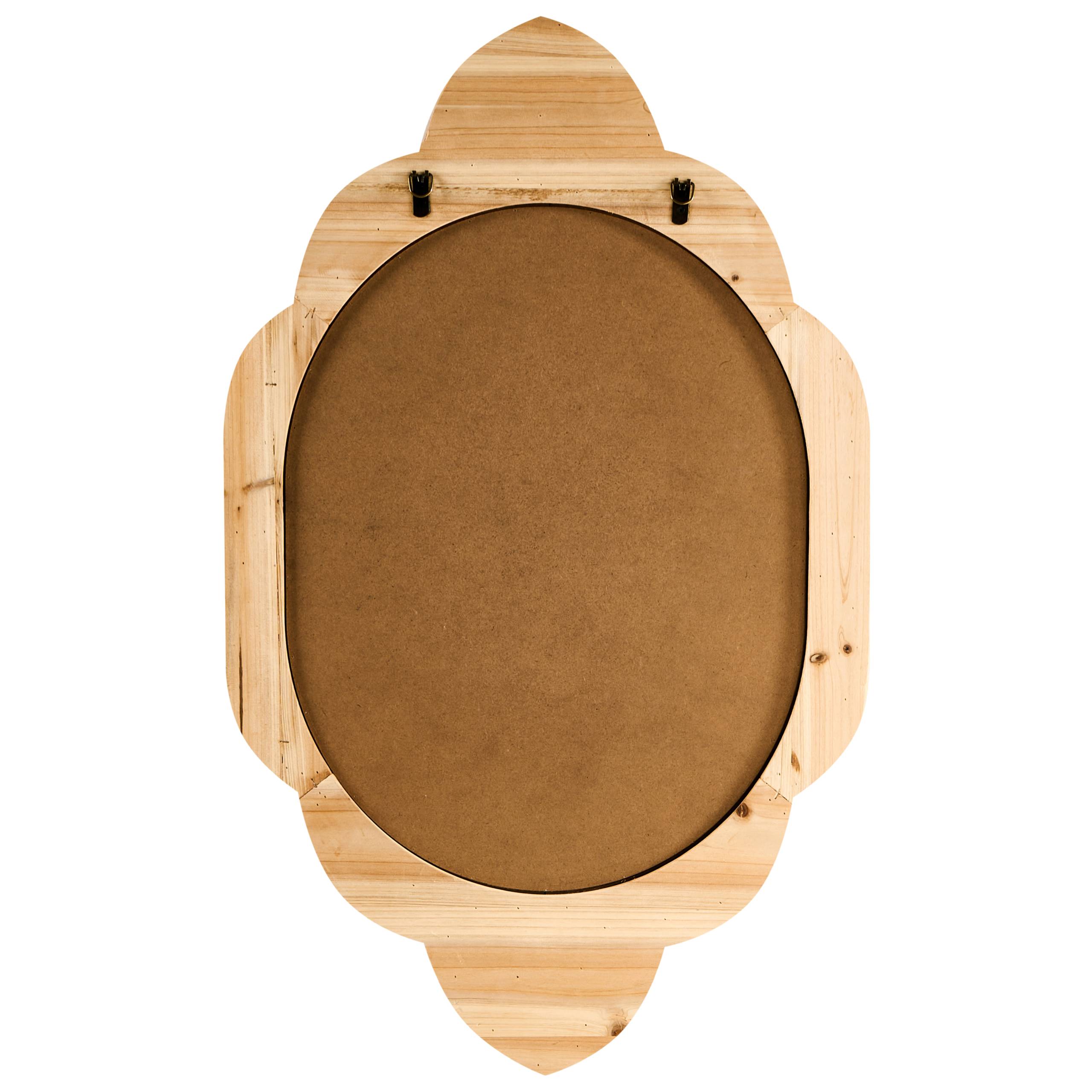 Beliani - Miroir Bois de sapin Marron clair FRESVILLE - Beliani - Image 4