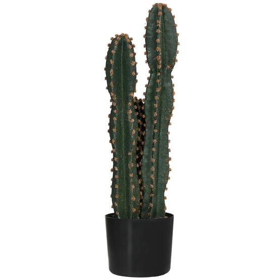Cactus artificiel grand réalisme plante artificielle grande taille dim. Ø 17 x 60H cm - Image 2