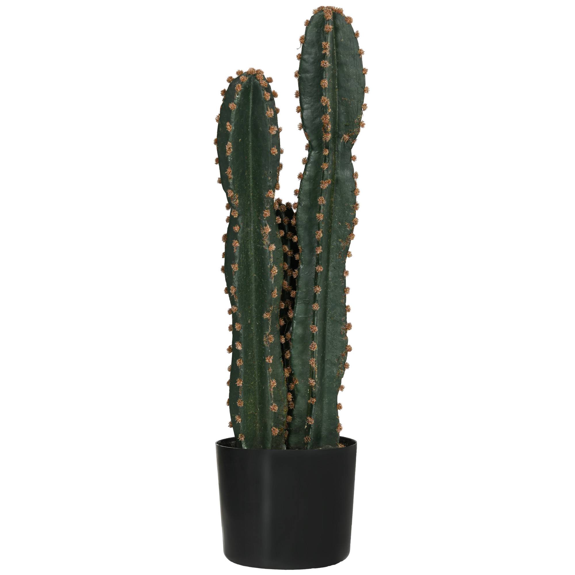 Cactus artificiel grand réalisme plante artificielle grande taille dim. Ø 17 x 60H cm - Image 2
