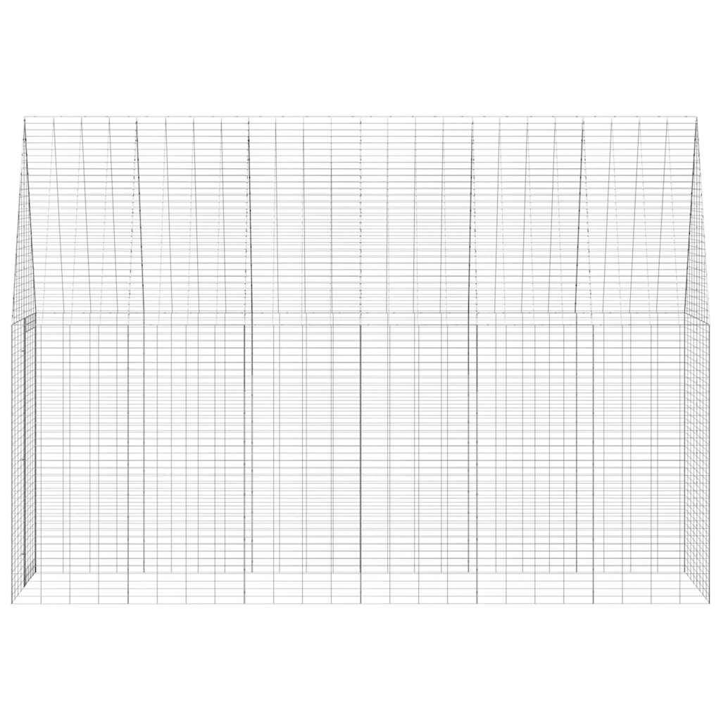 Vidaxl - Cage pour lapins Argenté 300 x 100 x 210 cm Acier galvanisé vidaXL 42019242 - Image 8