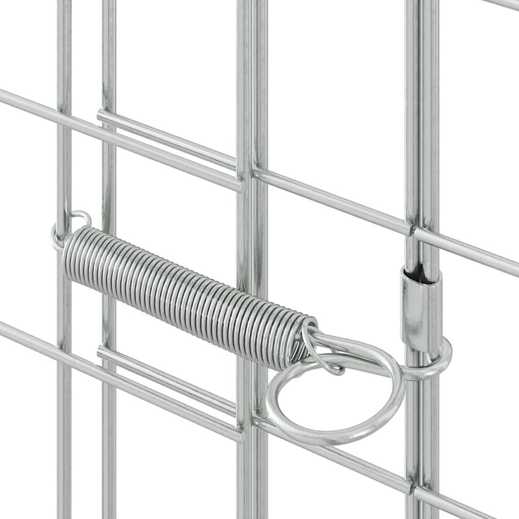 Vidaxl - Cage pour lapins Argenté 300 x 100 x 210 cm Acier galvanisé vidaXL 42019242 - Image 10