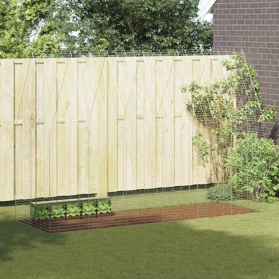 Vidaxl - Cage pour lapins Argenté 300 x 100 x 210 cm Acier galvanisé vidaXL 42019242 - Image 1