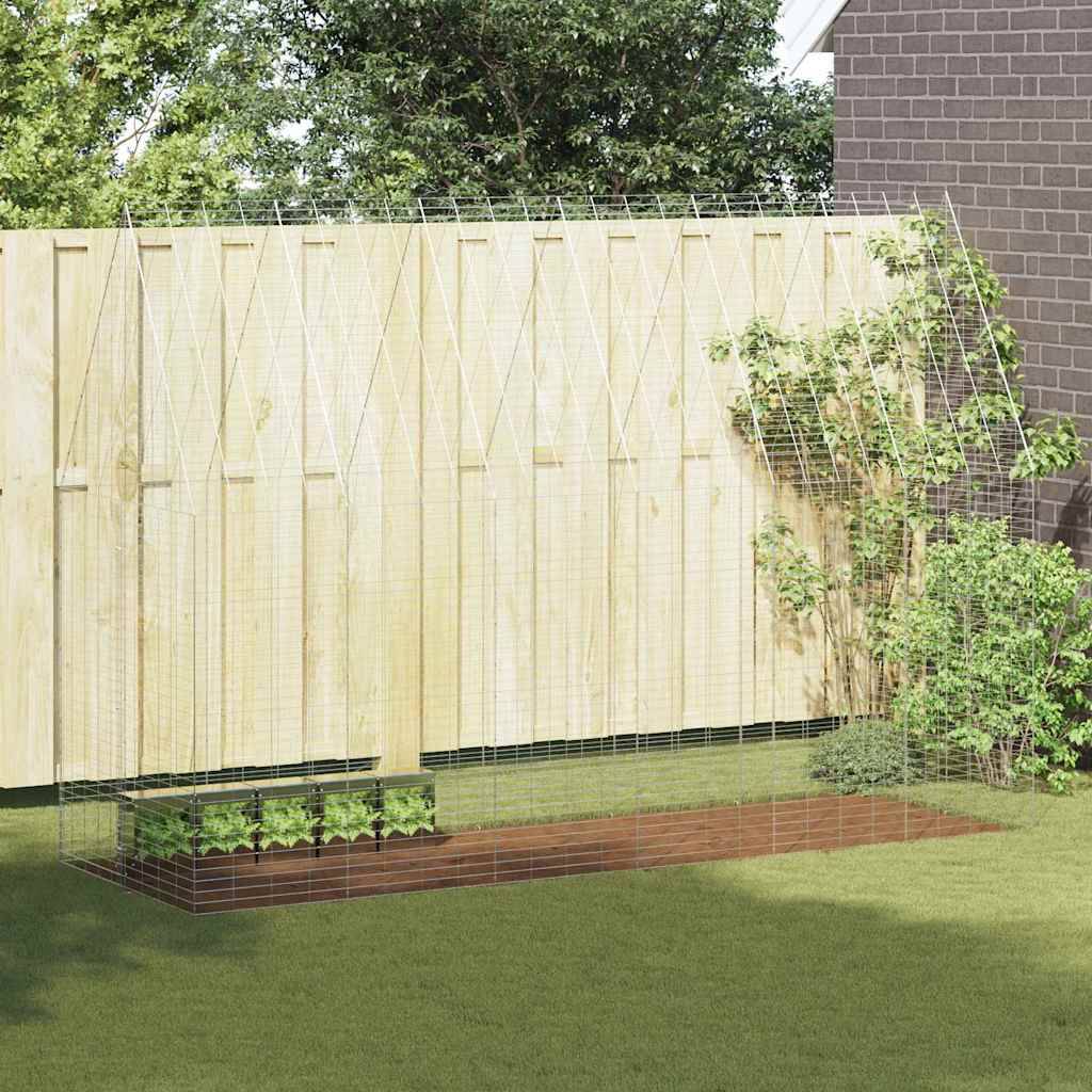 Vidaxl - Cage pour lapins Argenté 300 x 100 x 210 cm Acier galvanisé vidaXL 42019242 - Image 1