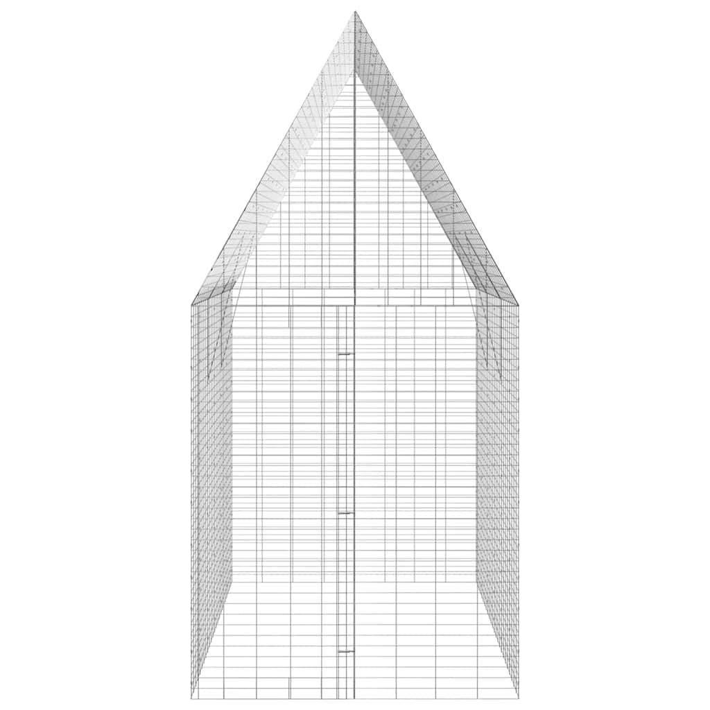 Vidaxl - Cage pour lapins Argenté 300 x 100 x 210 cm Acier galvanisé vidaXL 42019242 - Image 9