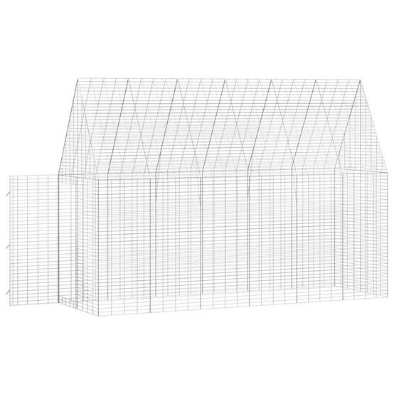 Vidaxl - Cage pour lapins Argenté 300 x 100 x 210 cm Acier galvanisé vidaXL 42019242 - Image 7